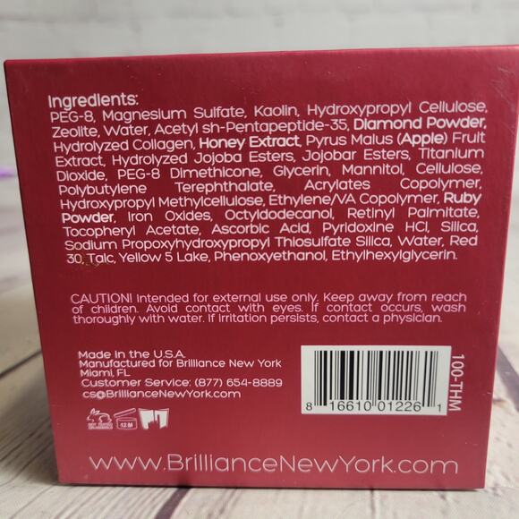 Brilliance New York Thermal Heating Mask Ruby Red Collection 1.69 fl oz. - Picture 5 of 6